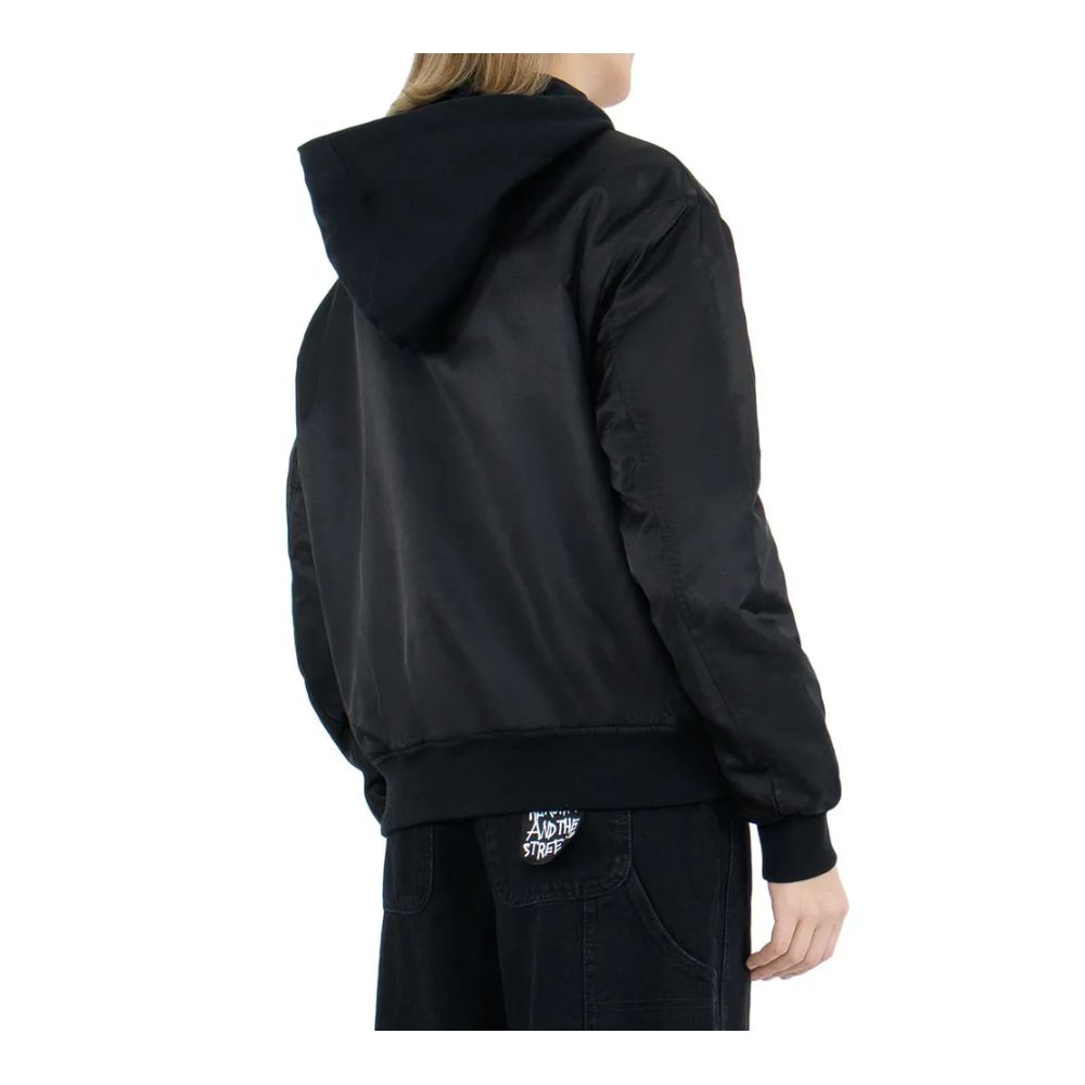 Comme Des Fuckdown Black Nylon Jackets & Coat Comme Des Fuckdown