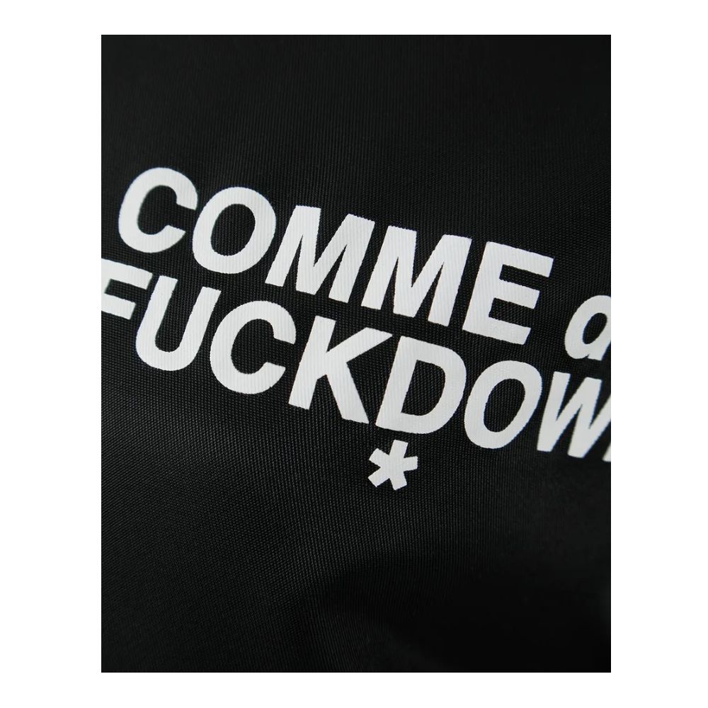 Comme Des Fuckdown Black Nylon Jackets & Coat Comme Des Fuckdown