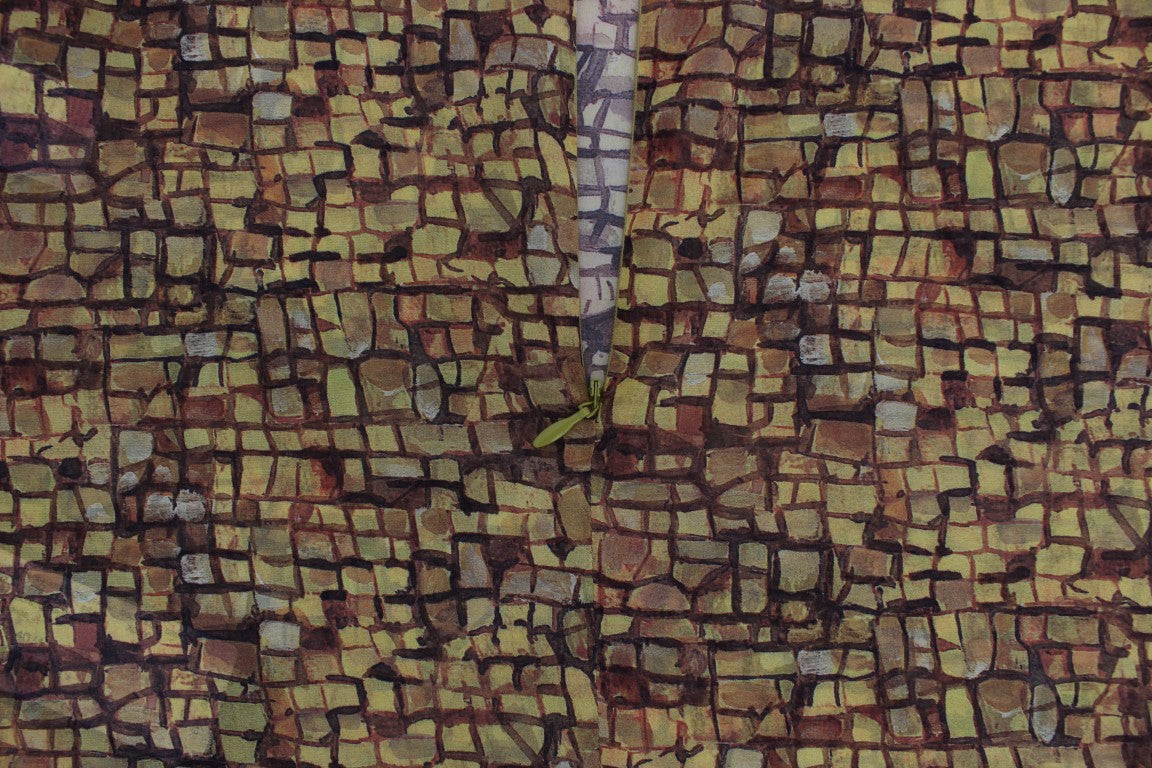 Dolce & Gabbana Multicolor Mosaic Print Silk Blouse T-shirt Dolce & Gabbana