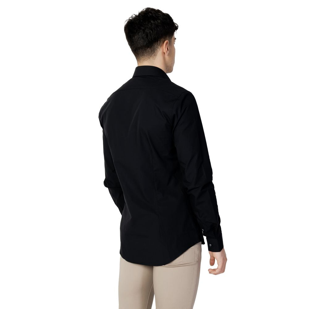 Calvin Klein Black Cotton Shirt Calvin Klein