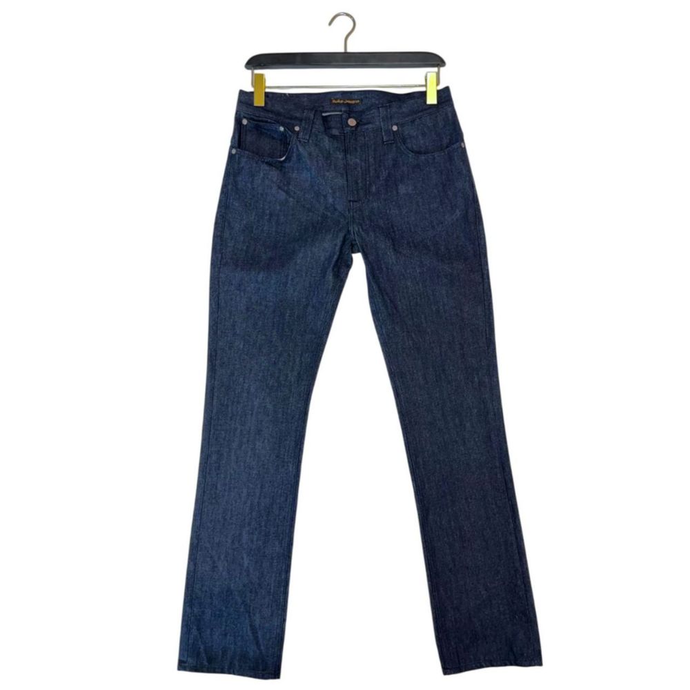 Nudie Jeans Blue Cotton Men Jeans Nudie Jeans