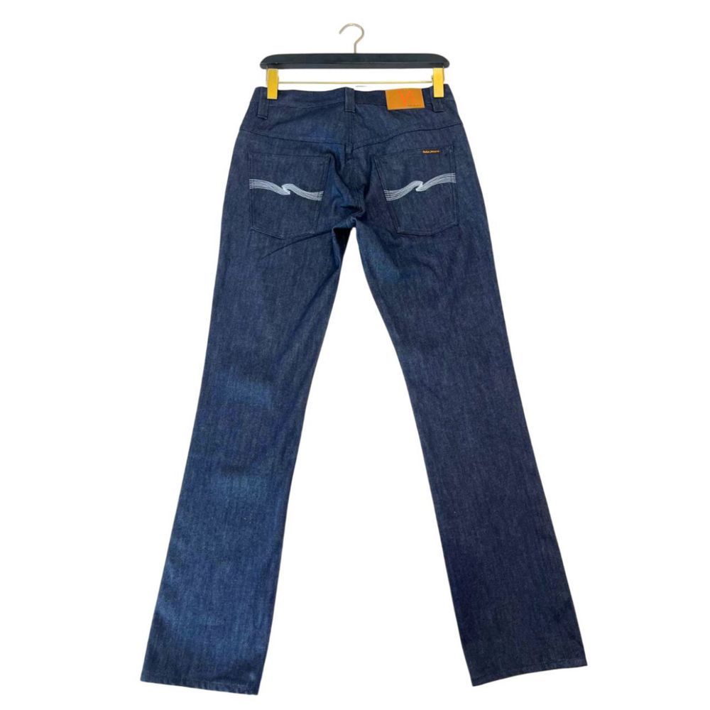 Nudie Jeans Blue Cotton Men Jeans Nudie Jeans