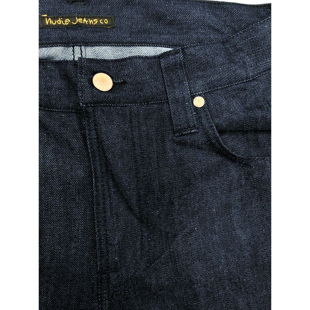 Nudie Jeans Blue Cotton Men Jeans Nudie Jeans