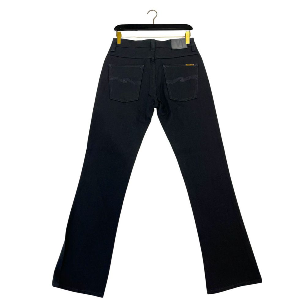 Nudie Jeans Black Cotton Men Jeans Nudie Jeans
