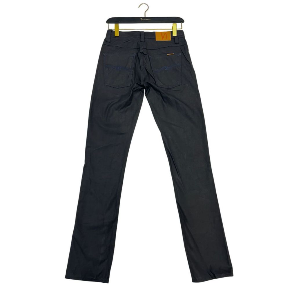 Nudie Jeans Black Cotton Men Jeans Nudie Jeans