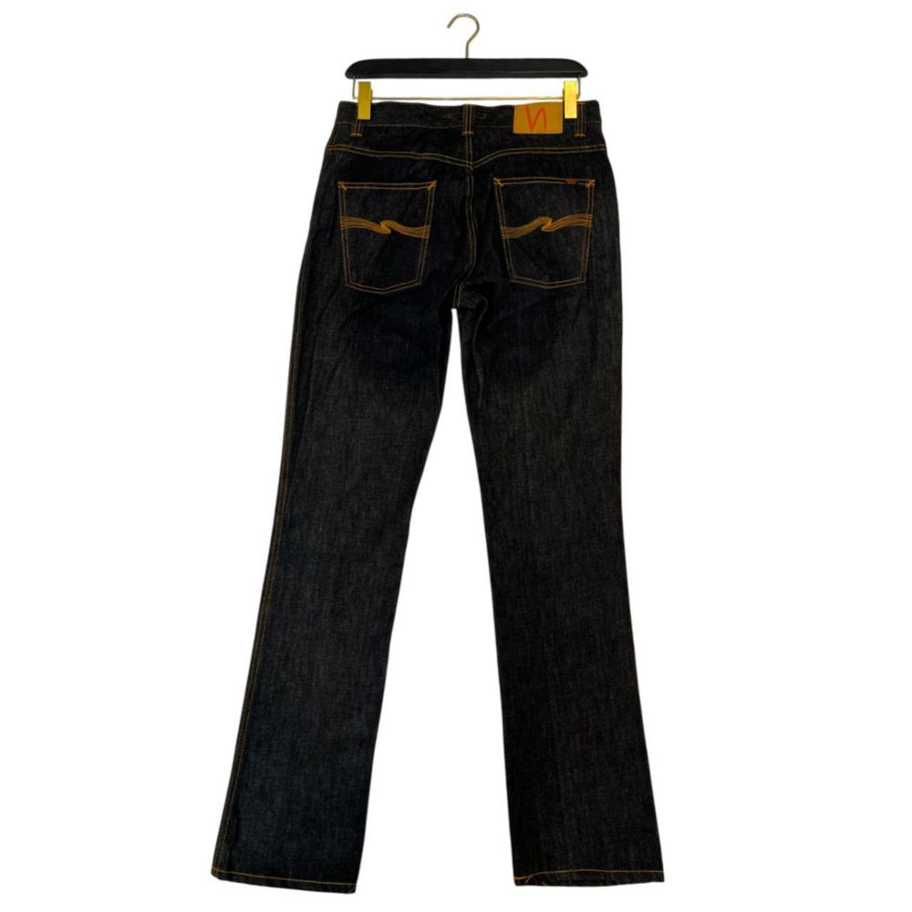 Nudie Jeans Black Cotton Men Jeans Nudie Jeans