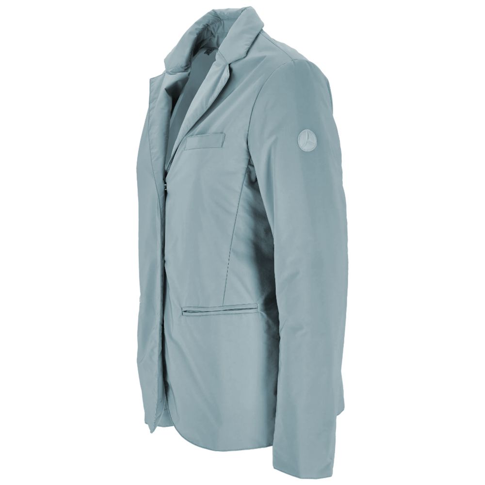 People Of Shibuya Light Blue Polyester Women Jacket People Of Shibuya