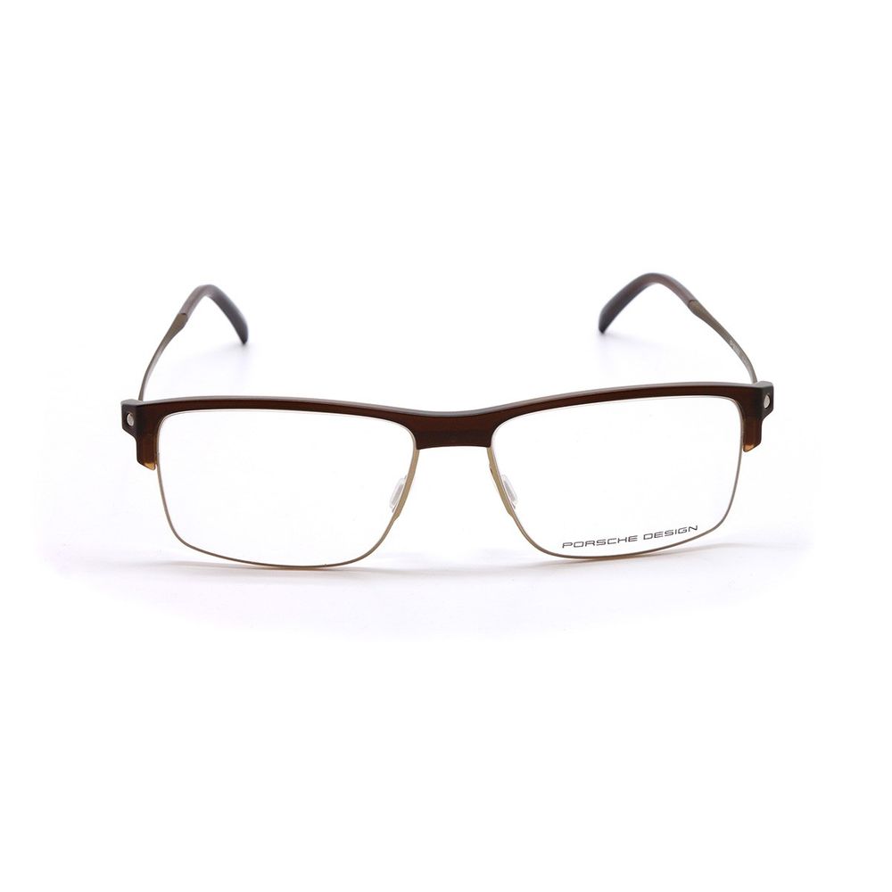 Porsche Brown Metal Glasses Frames