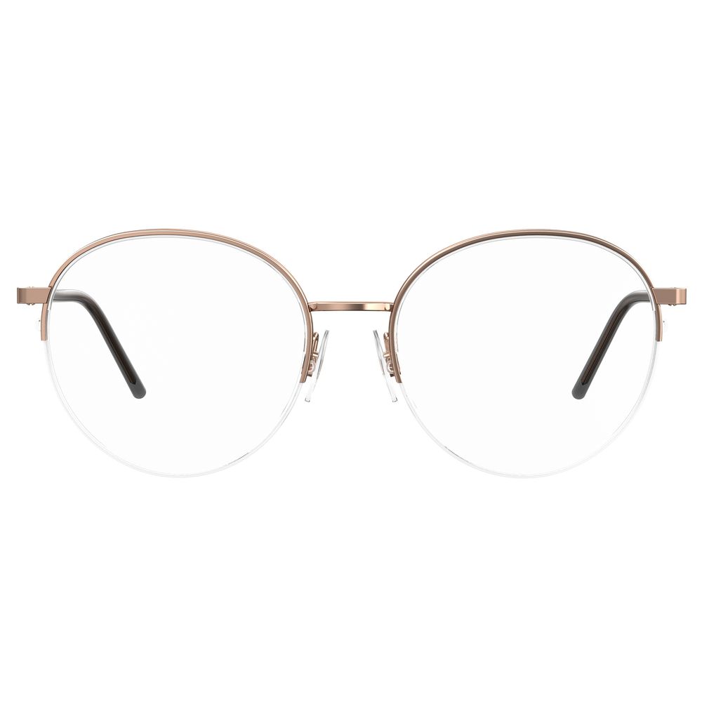 Love Moschino Gold Metal Glasses Frames