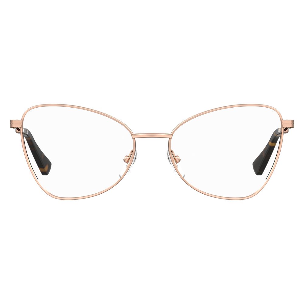 Moschino Gold Metal Glasses Frames