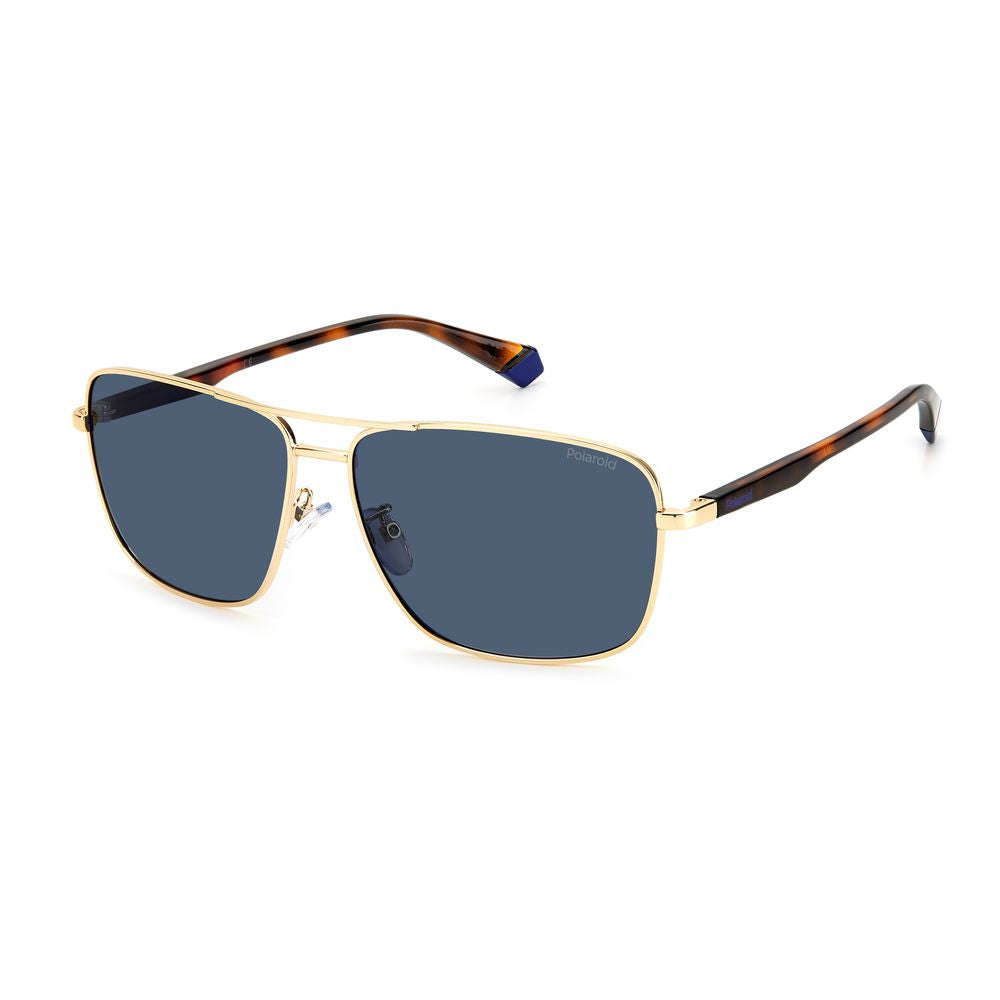 Polaroid Gold Metal Sunglasses Polaroid