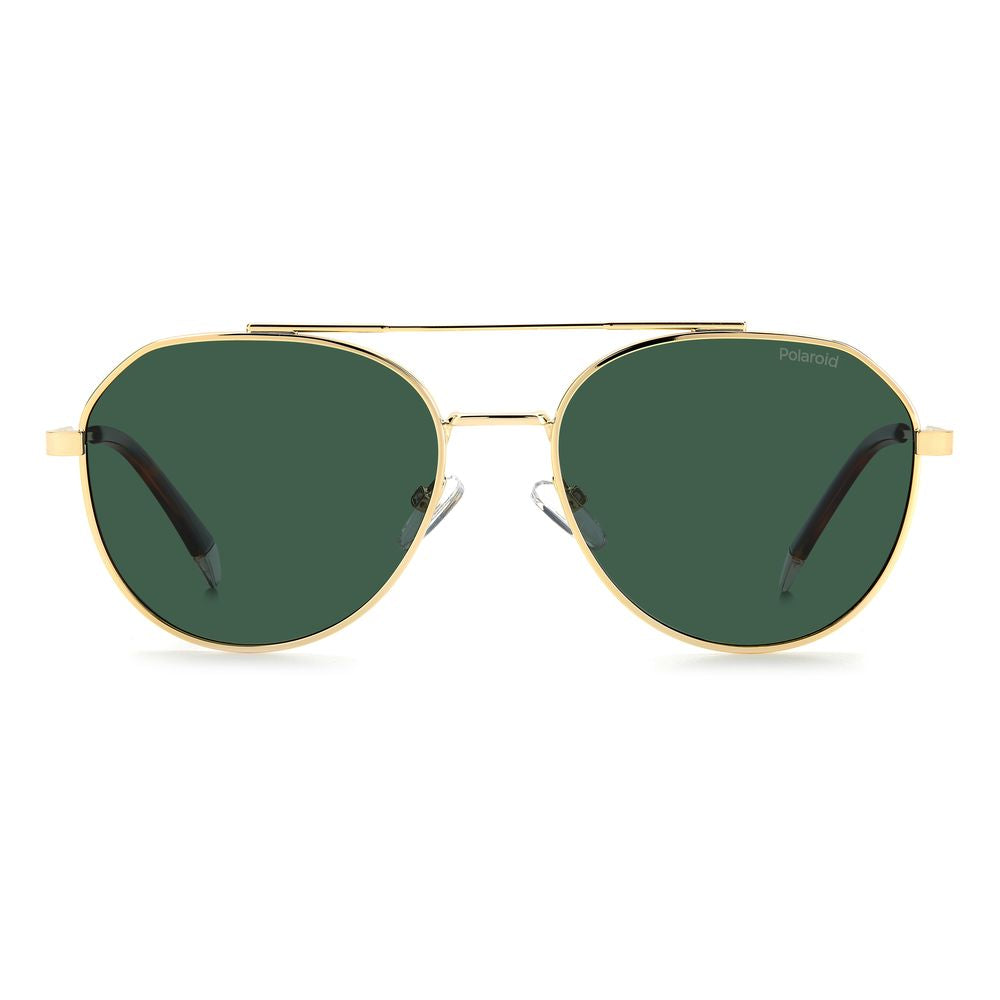 Polaroid Gold Stainless Steel Sunglasses Polaroid