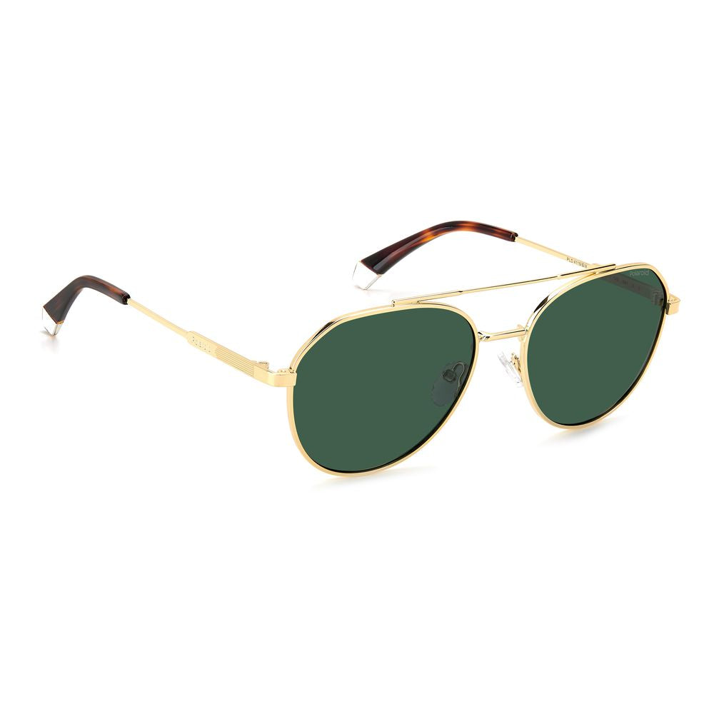 Polaroid Gold Stainless Steel Sunglasses Polaroid