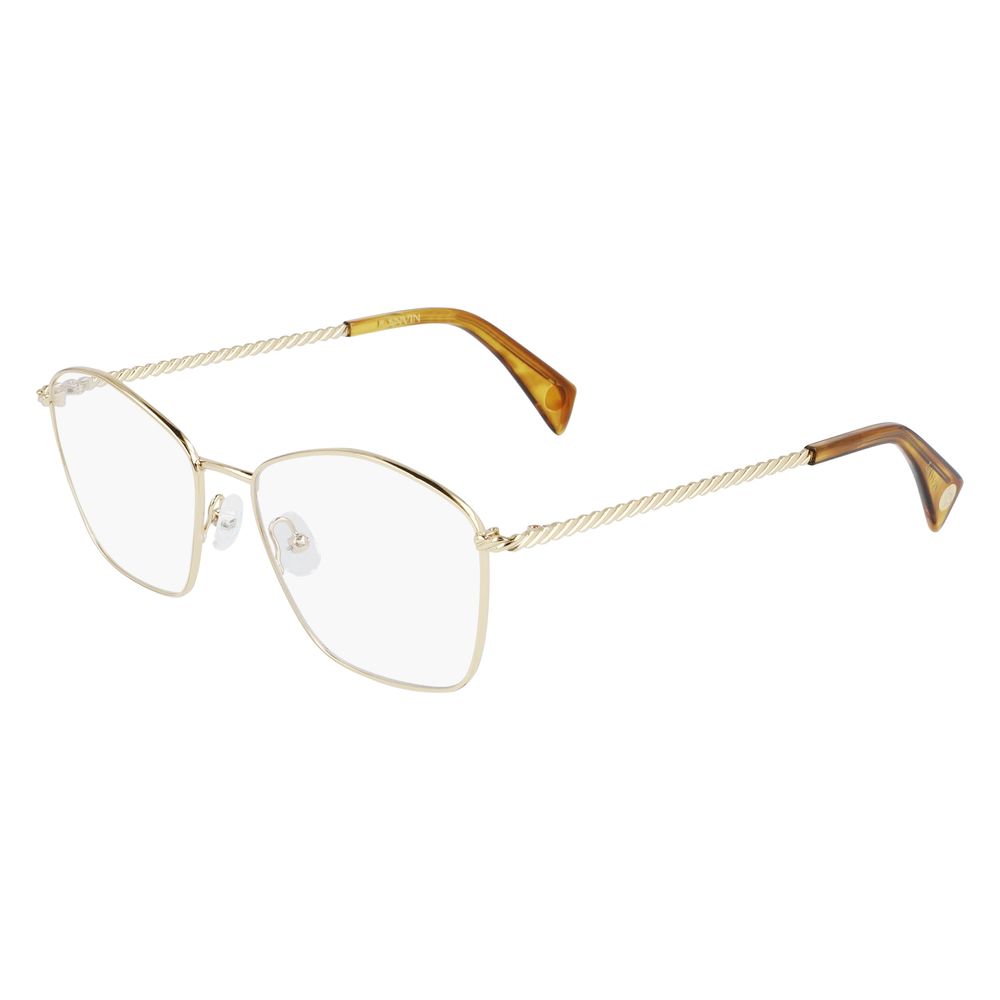 Lanvin Yellow Metal Glasses Frames