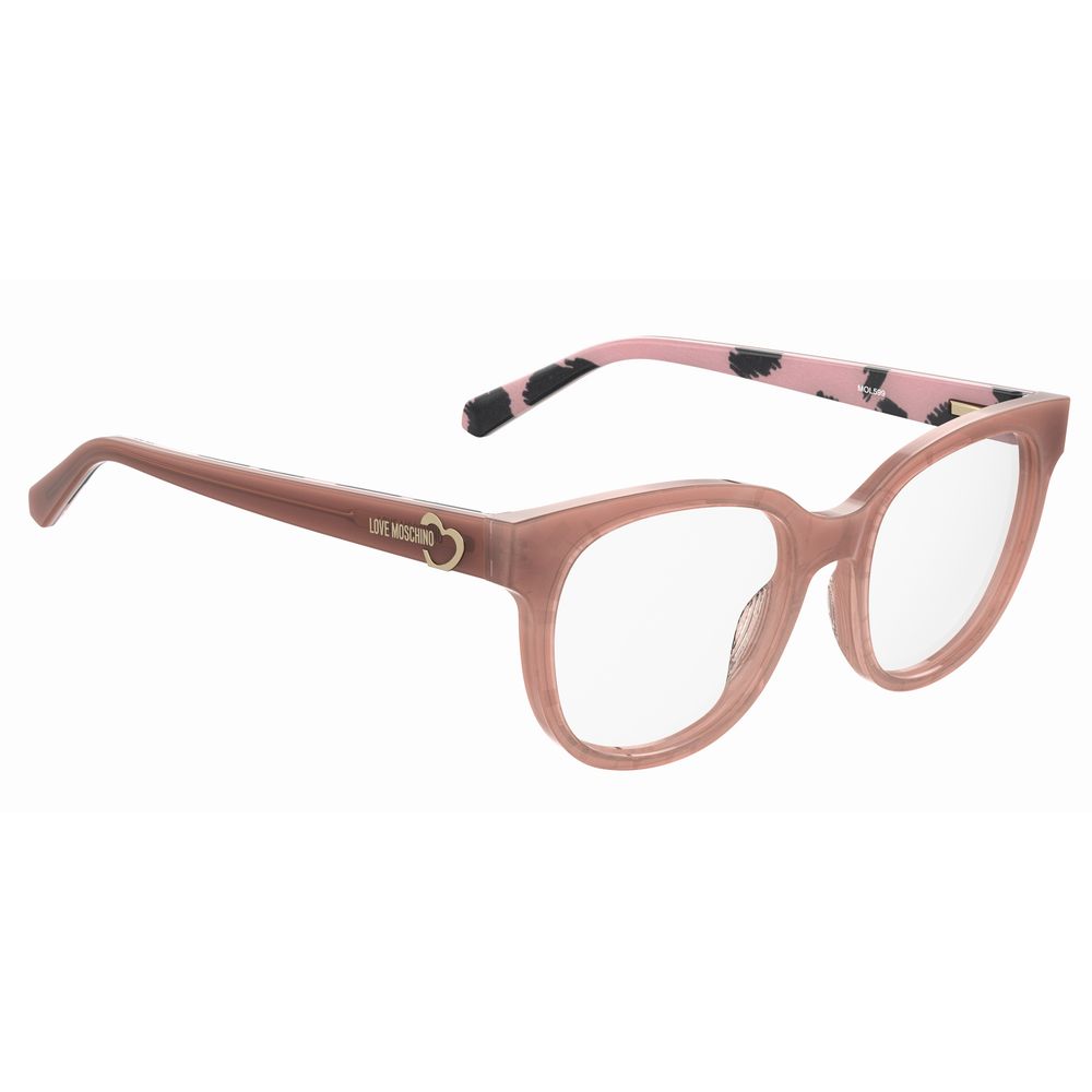 Love Moschino Orange Acetate Glasses Frames
