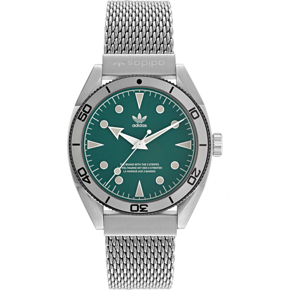 Adidas Gray Stainless Steel Watch Adidas
