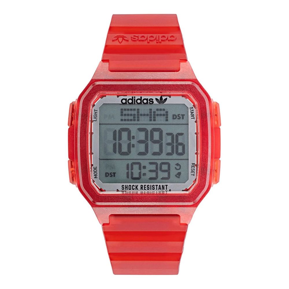 Adidas Red Resin Watch Adidas