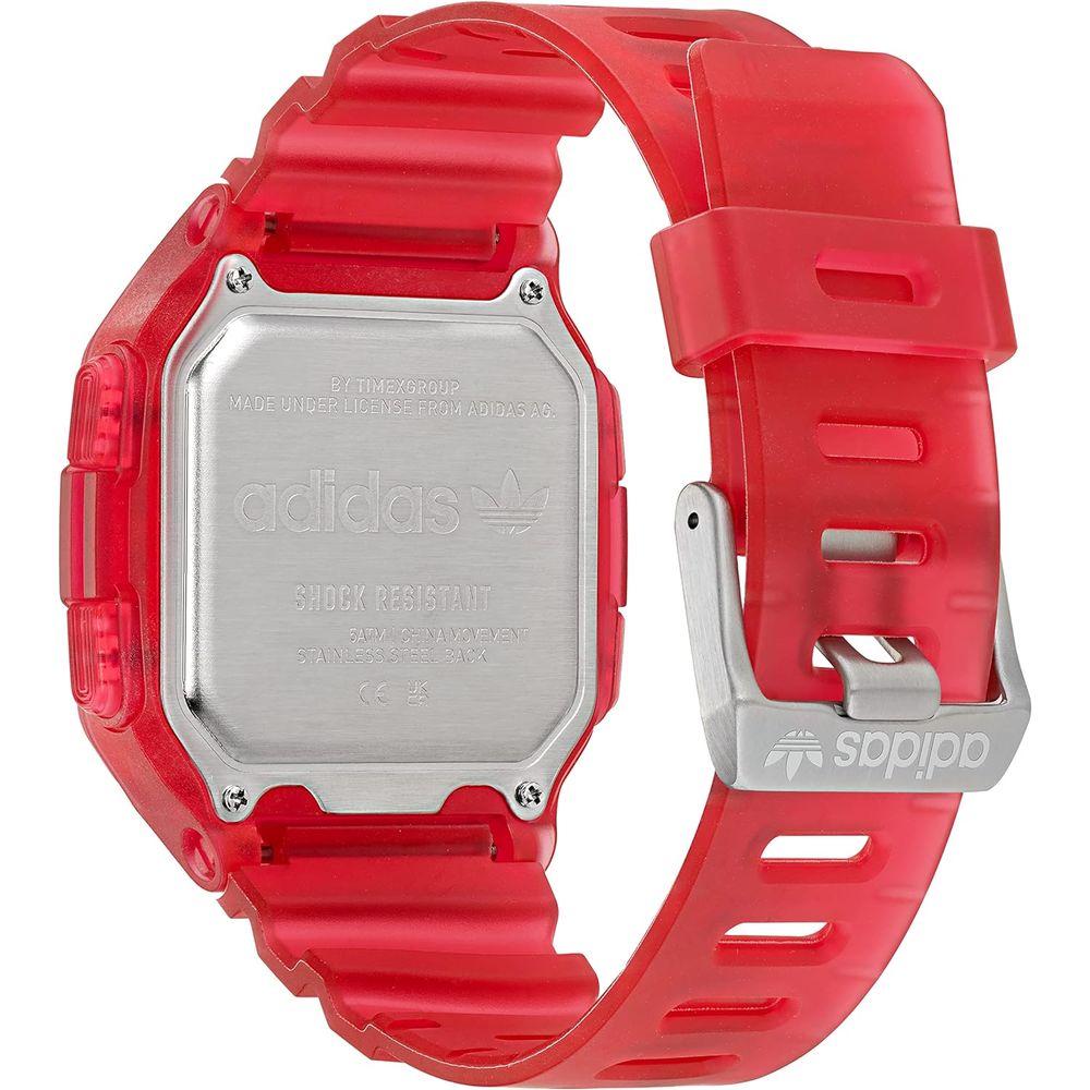 Adidas Red Resin Watch Adidas