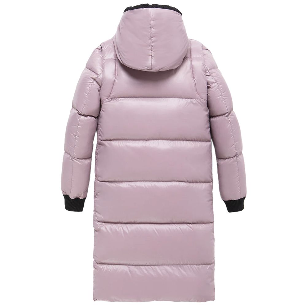 Refrigiwear Pink Nylon Jackets & Coat Refrigiwear