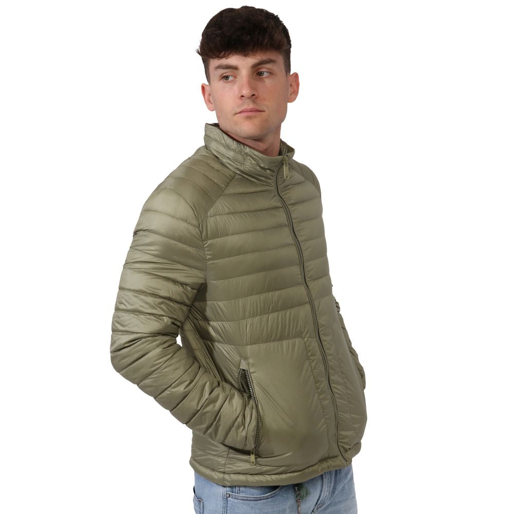 Yes Zee Green Nylon Men Lightweight Vest Yes Zee