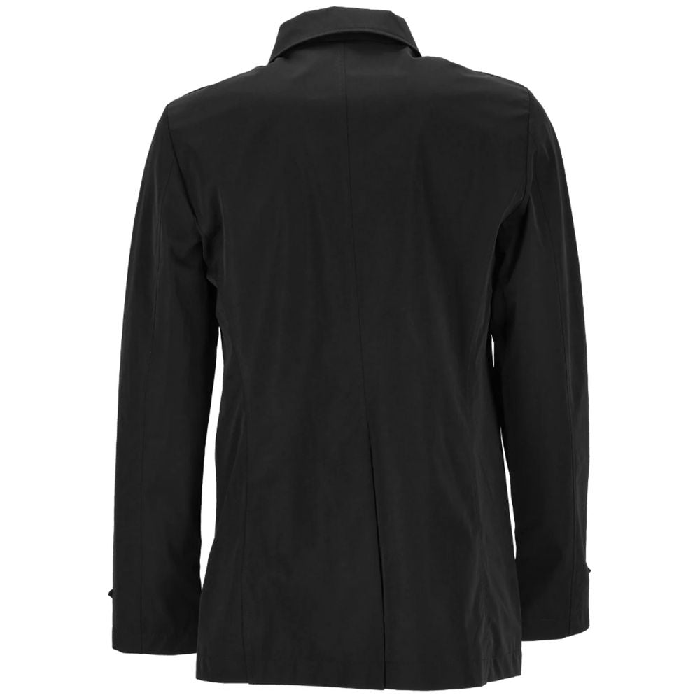 Yes Zee Black Polyester Jacket Yes Zee