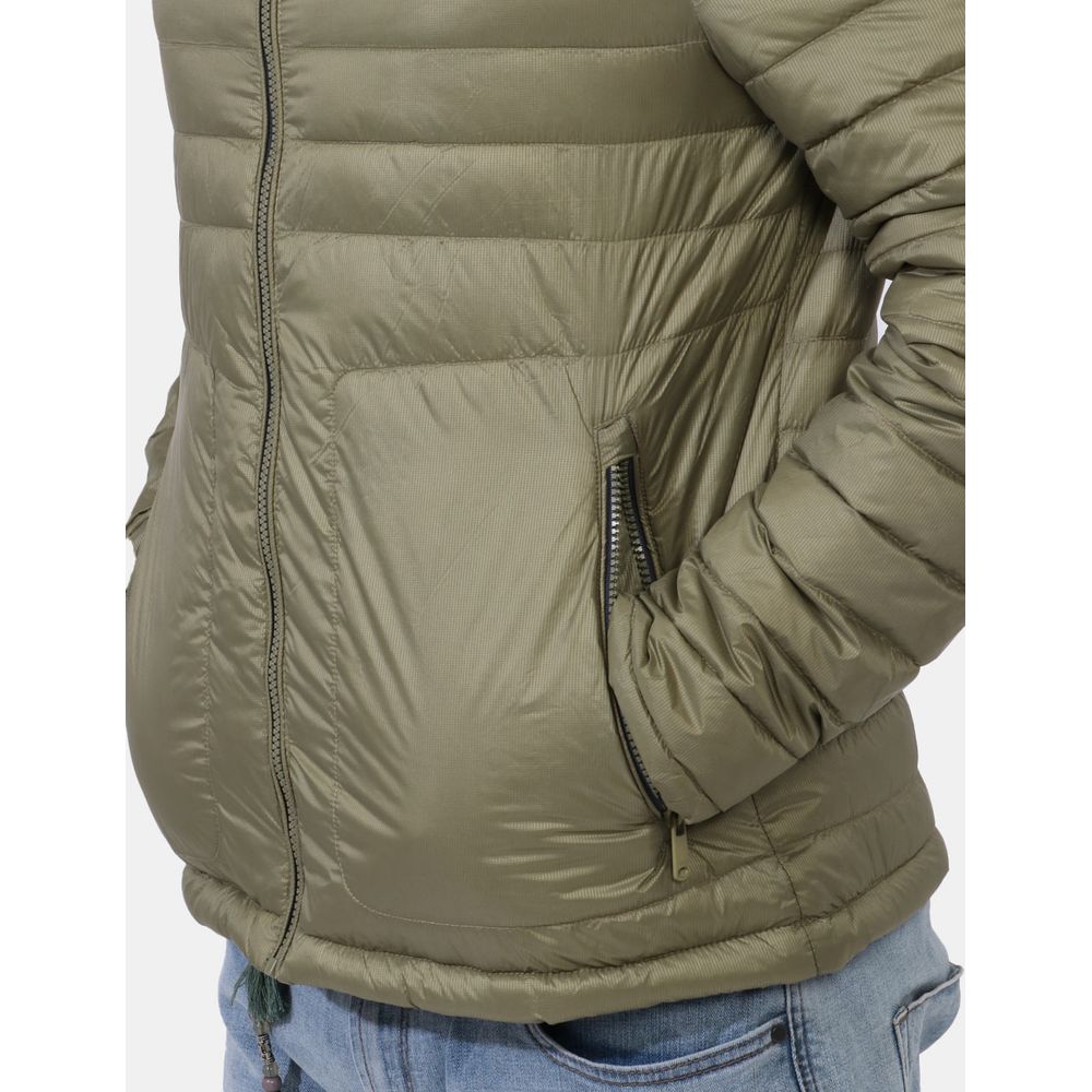 Yes Zee Green Nylon Men Lightweight Vest Yes Zee