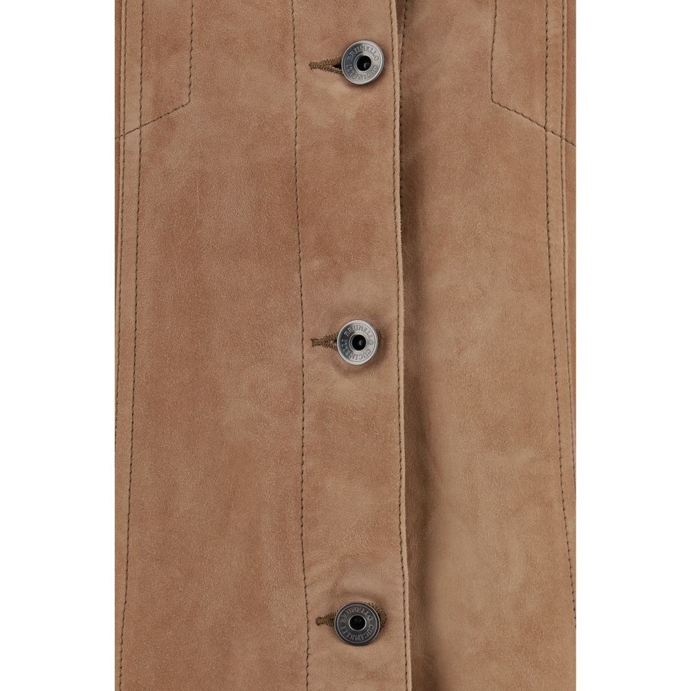 Brunello Cucinelli Suede leather Jacket Brunello Cucinelli