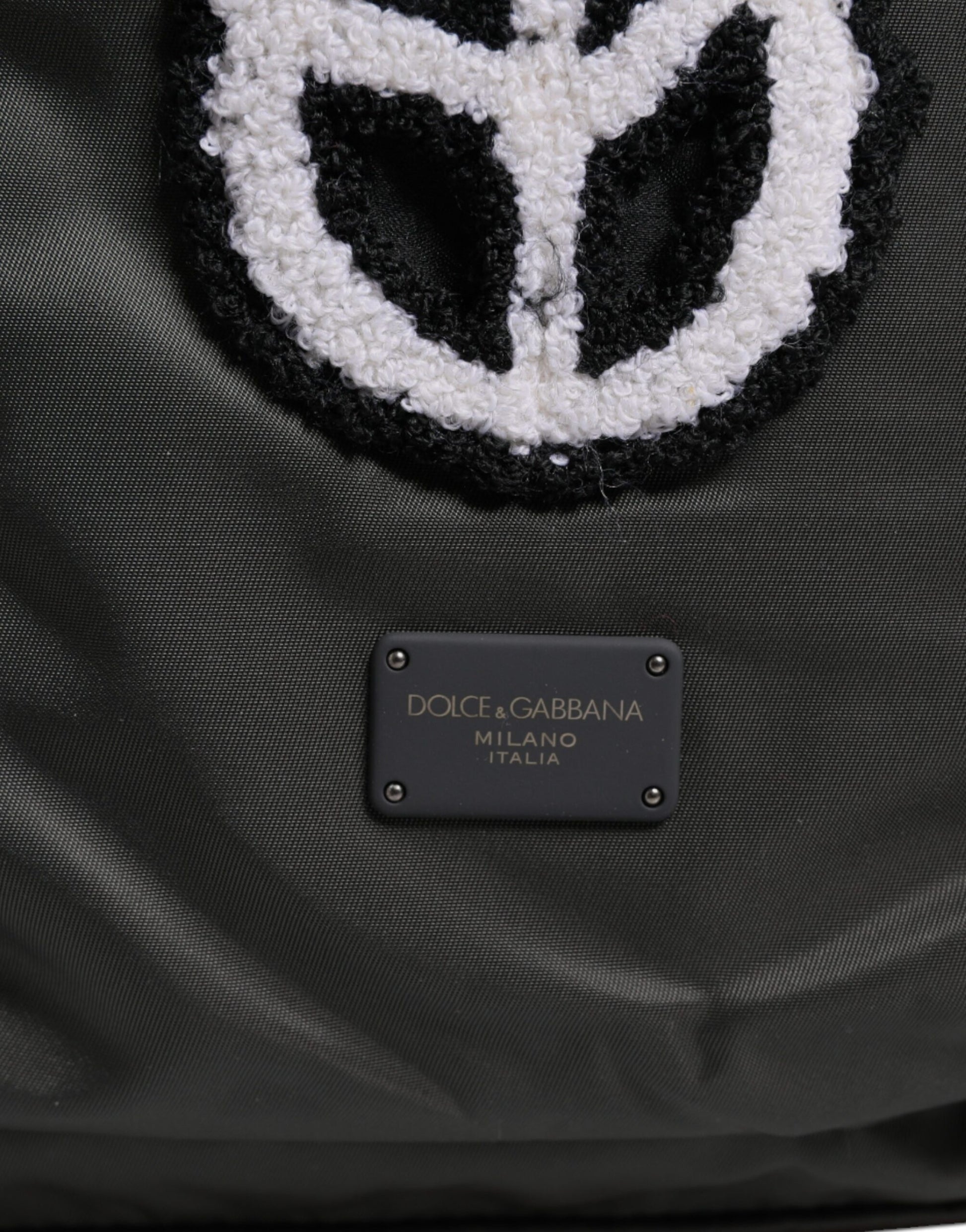 Dolce & Gabbana Gray Nylon Prince Forever School Travel Backpack Bag Dolce & Gabbana