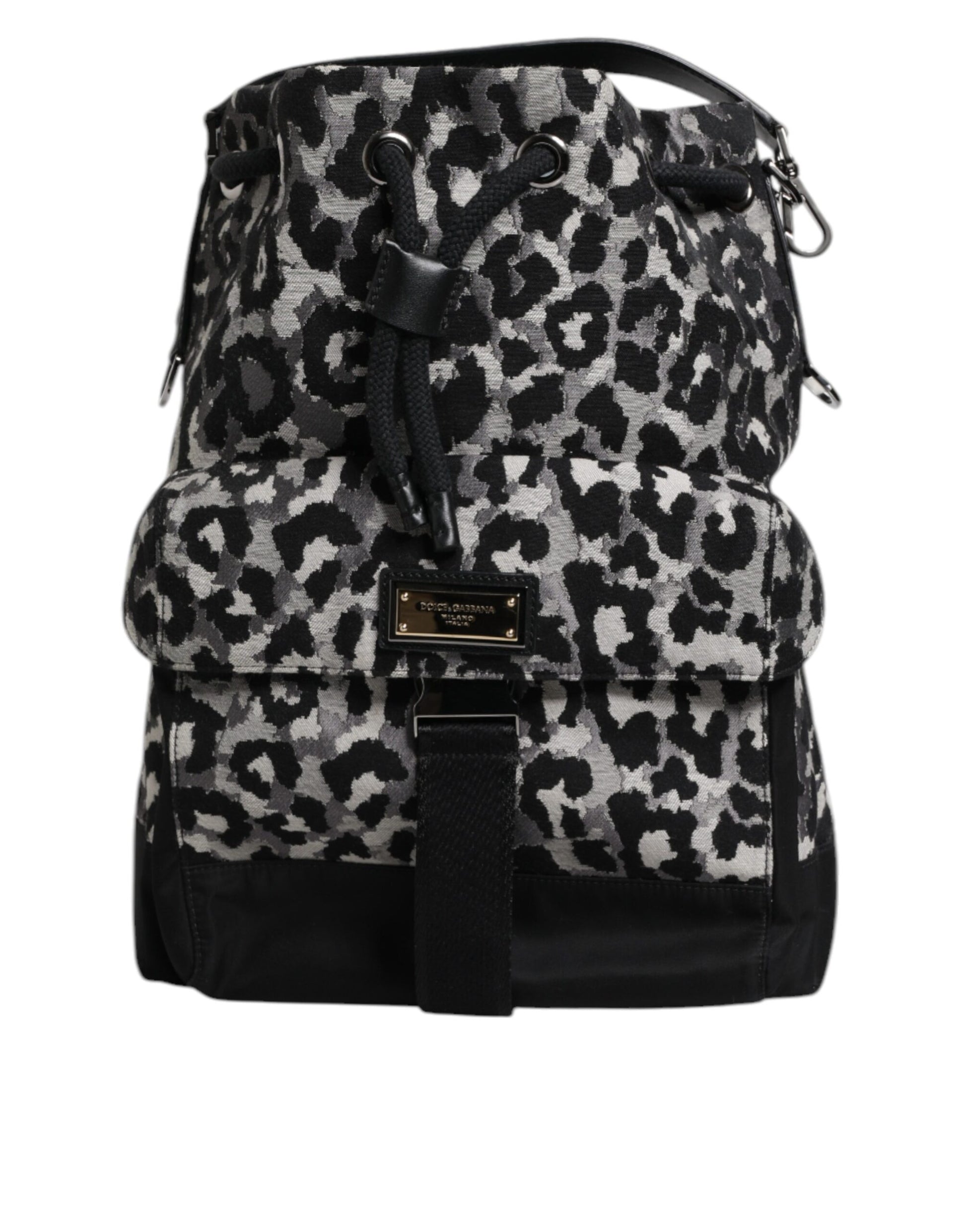 Dolce & Gabbana Multicolor Leopard Jacquard Hobo Crossbody Borse Bag Dolce & Gabbana