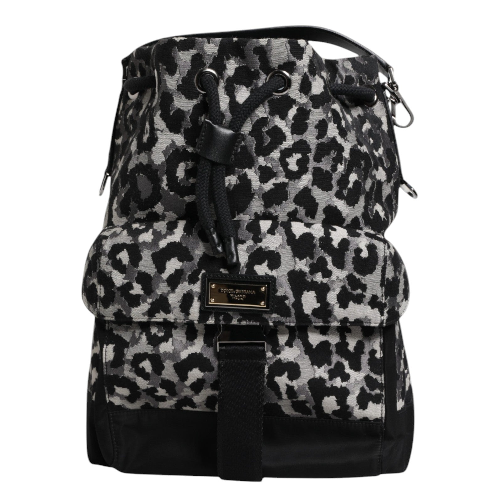 Dolce & Gabbana Multicolor Leopard Jacquard Hobo Crossbody Borse Bag Dolce & Gabbana