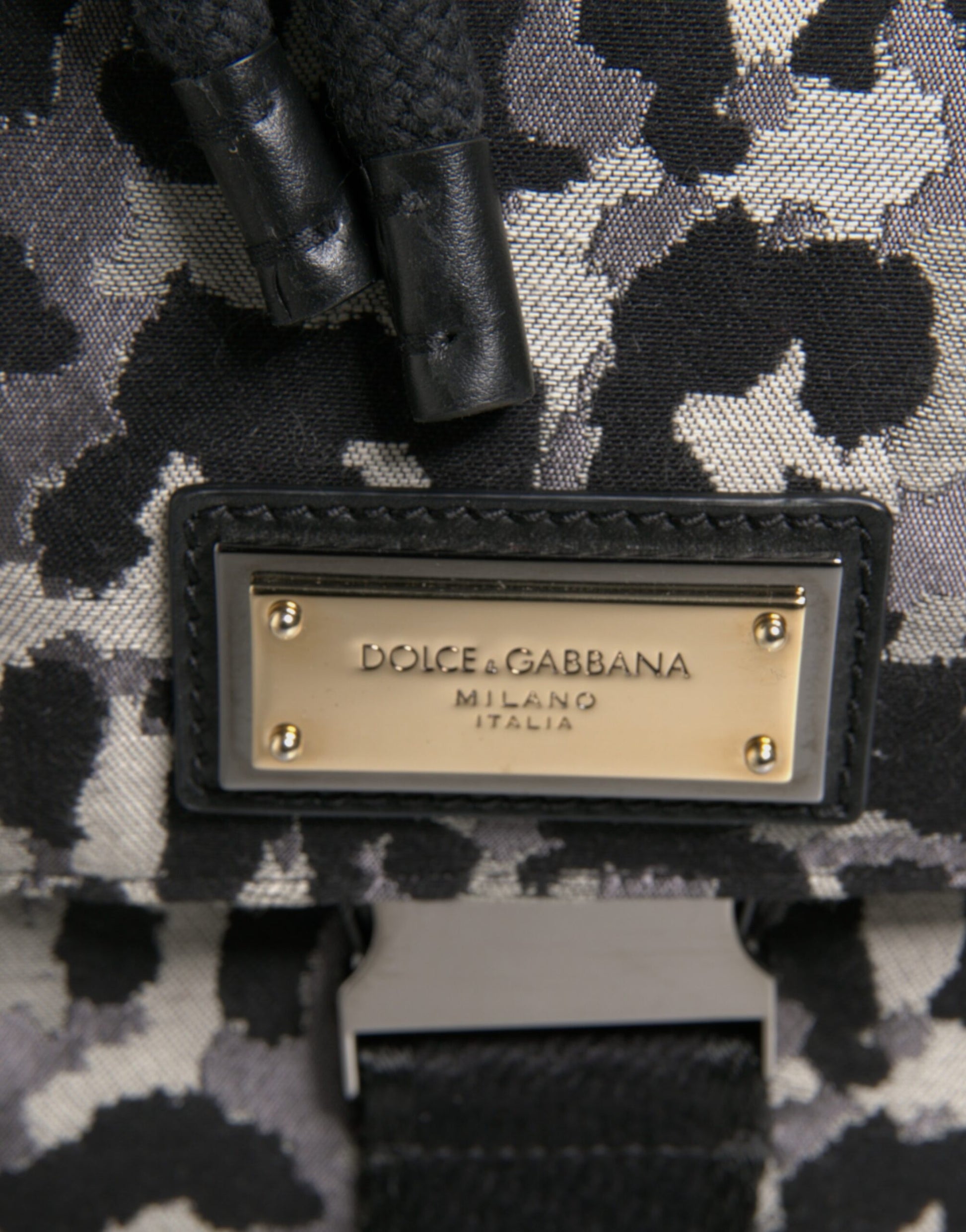 Dolce & Gabbana Multicolor Leopard Jacquard Hobo Crossbody Borse Bag Dolce & Gabbana