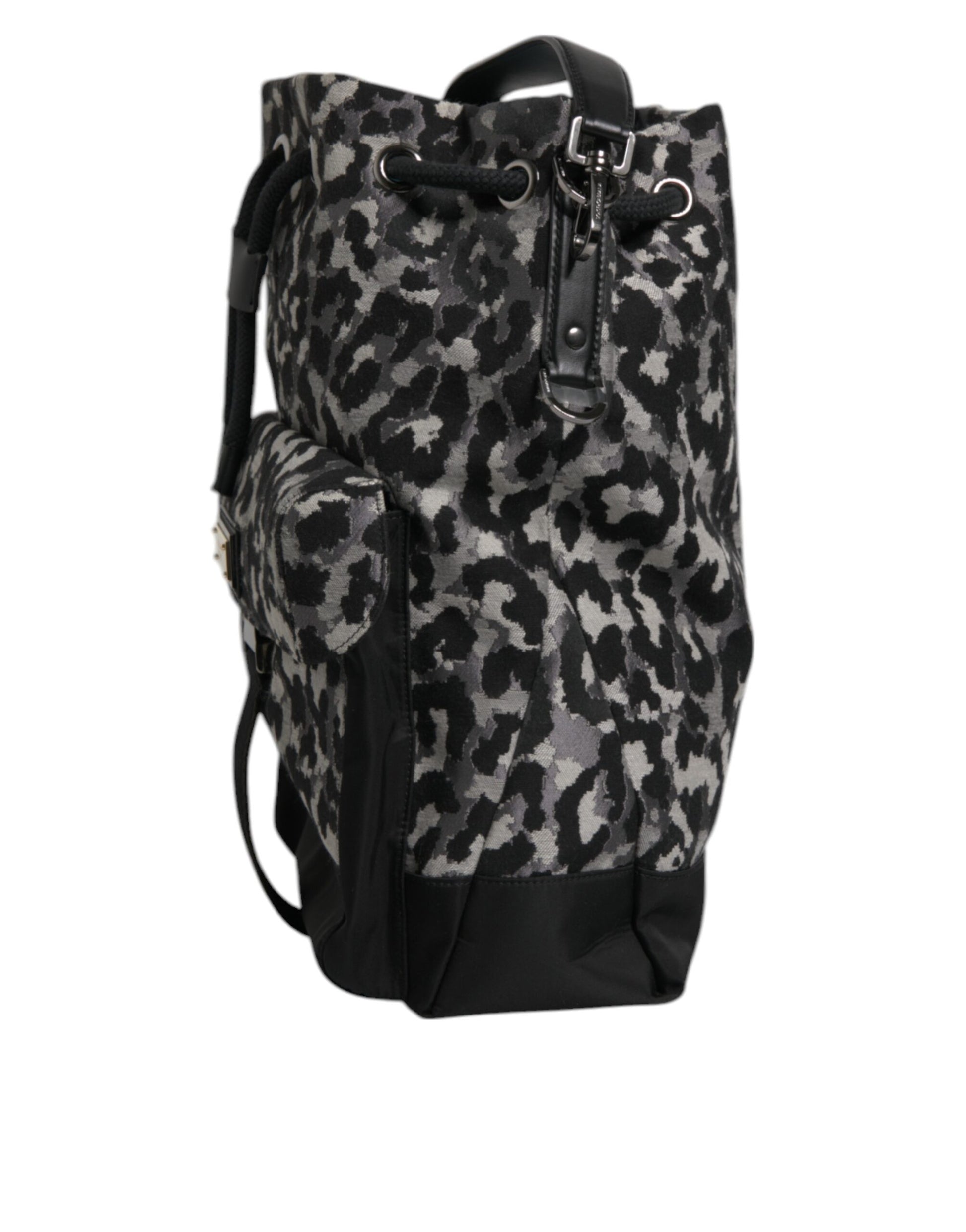Dolce & Gabbana Multicolor Leopard Jacquard Hobo Crossbody Borse Bag Dolce & Gabbana