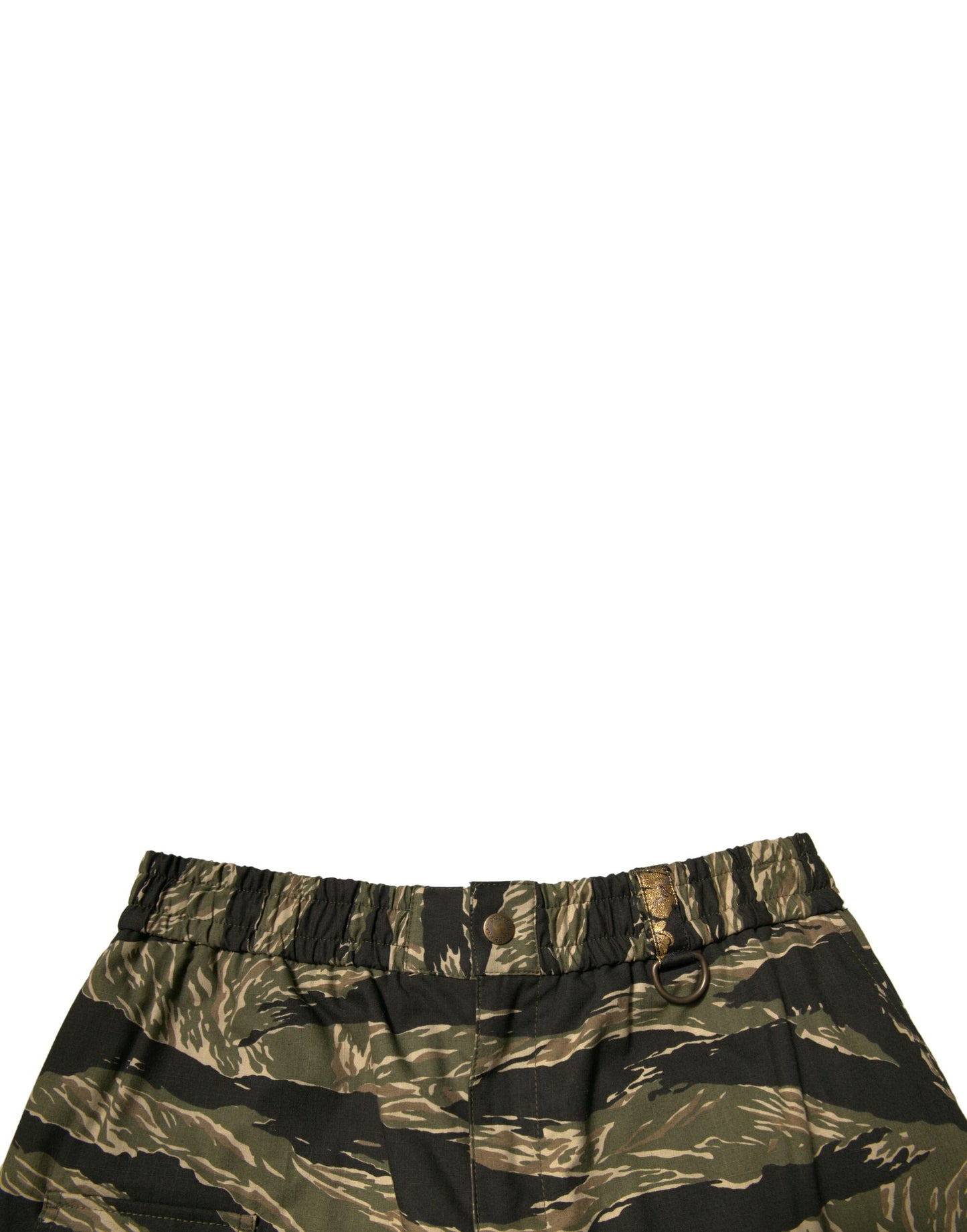 Dolce & Gabbana Black Gold Patterned Cotton Bermuda Shorts Dolce & Gabbana