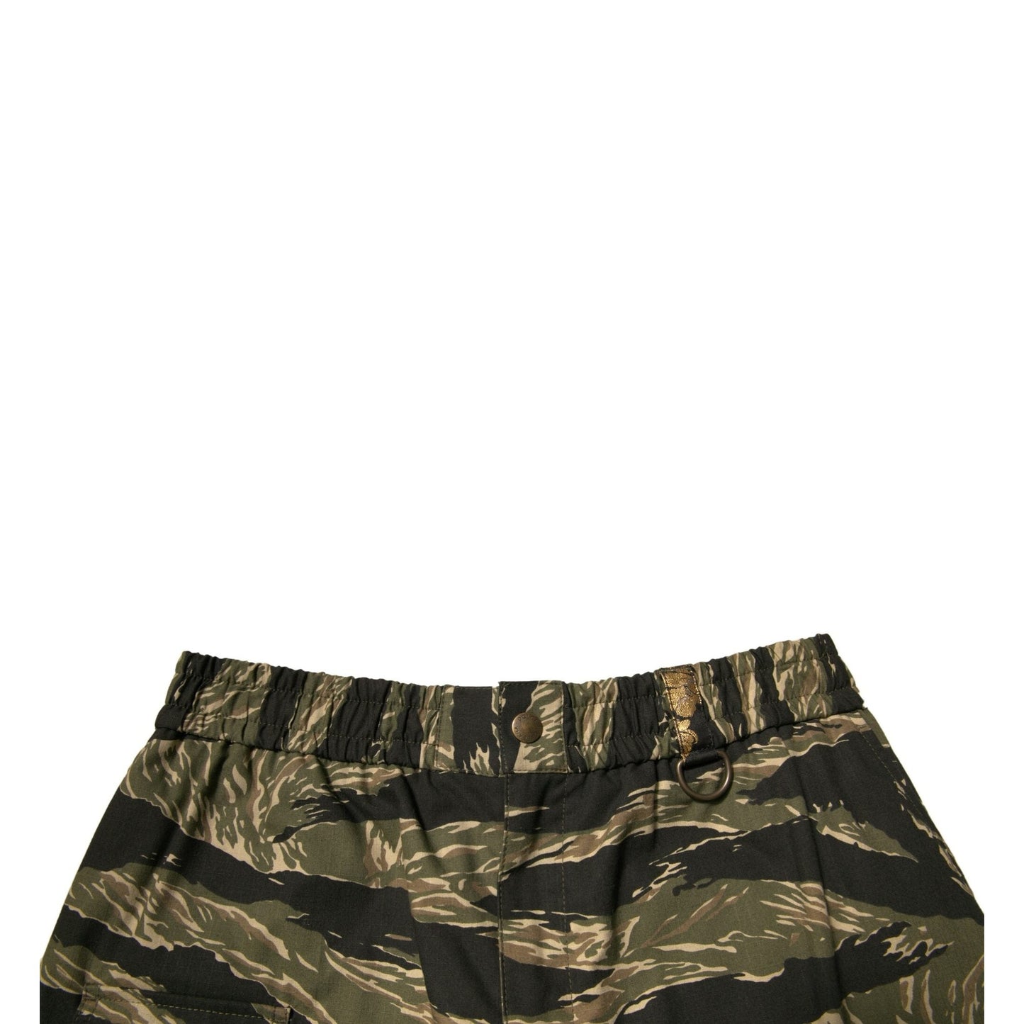Dolce & Gabbana Black Gold Patterned Cotton Bermuda Shorts