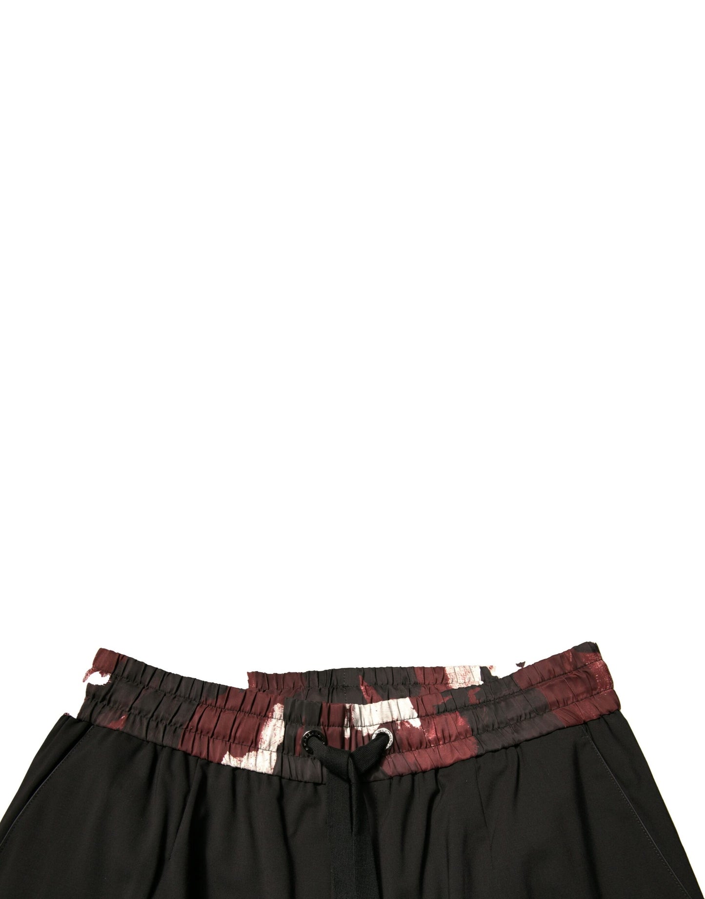 Dolce & Gabbana Black Camouflage Wool Jogger Sweatpants Pants Dolce & Gabbana