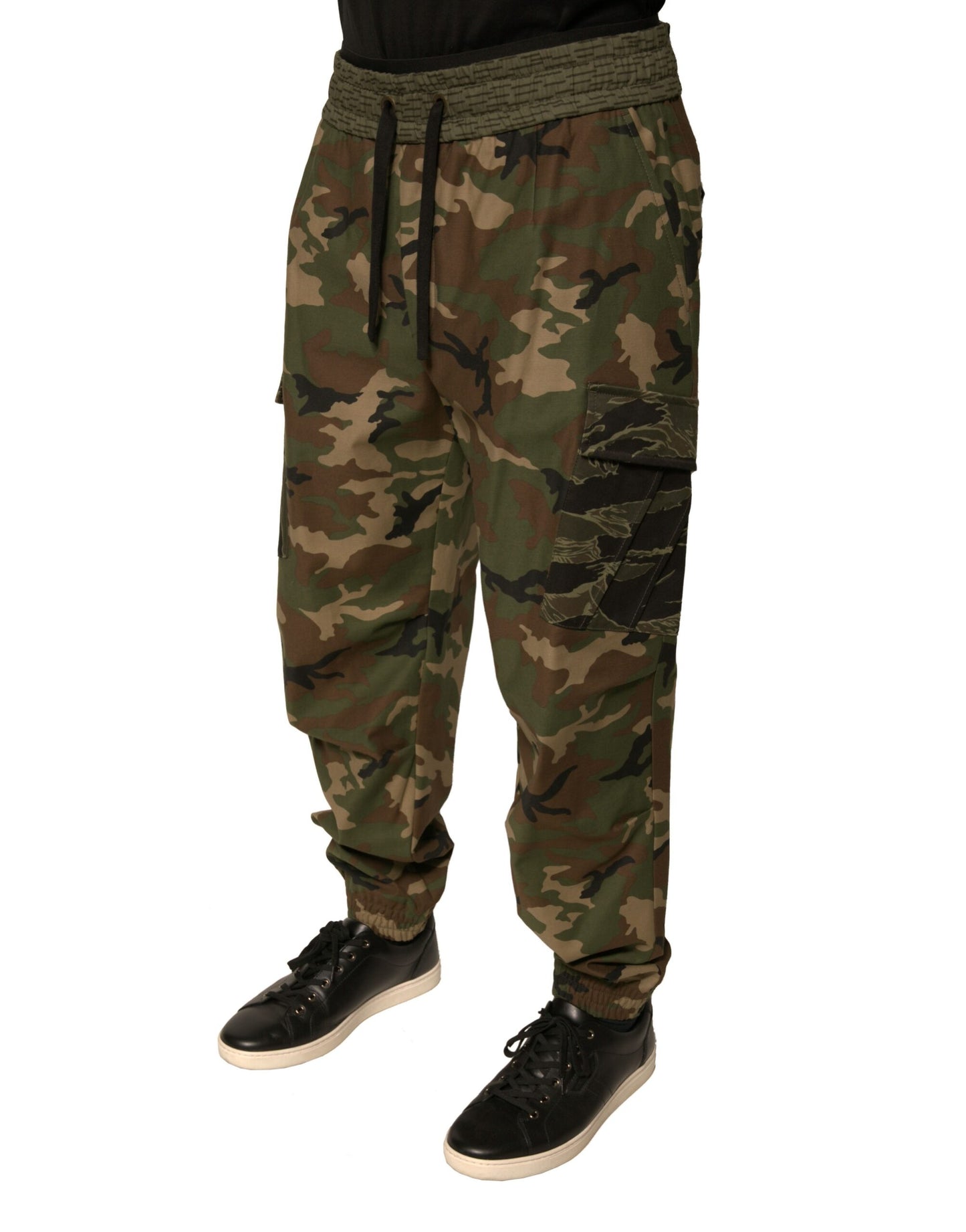 Dolce & Gabbana Multicolor Camouflage Cargo Sweatpants Pants Dolce & Gabbana