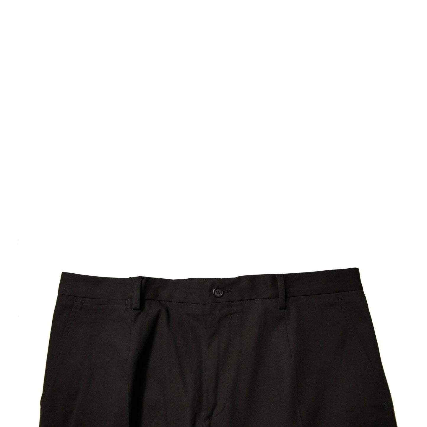 Dolce & Gabbana Black Cotton Men Cargo Casual Pants