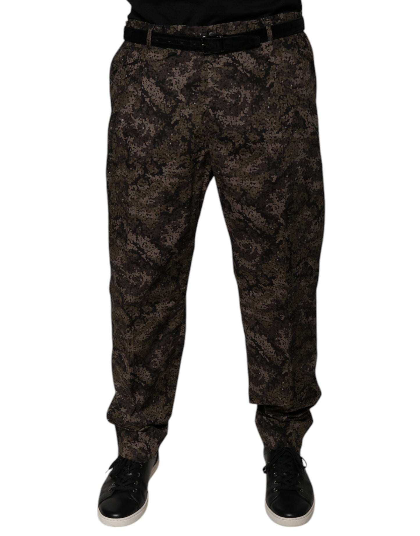 Dolce & Gabbana Multicolor Camouflage Men Dress Pants Dolce & Gabbana