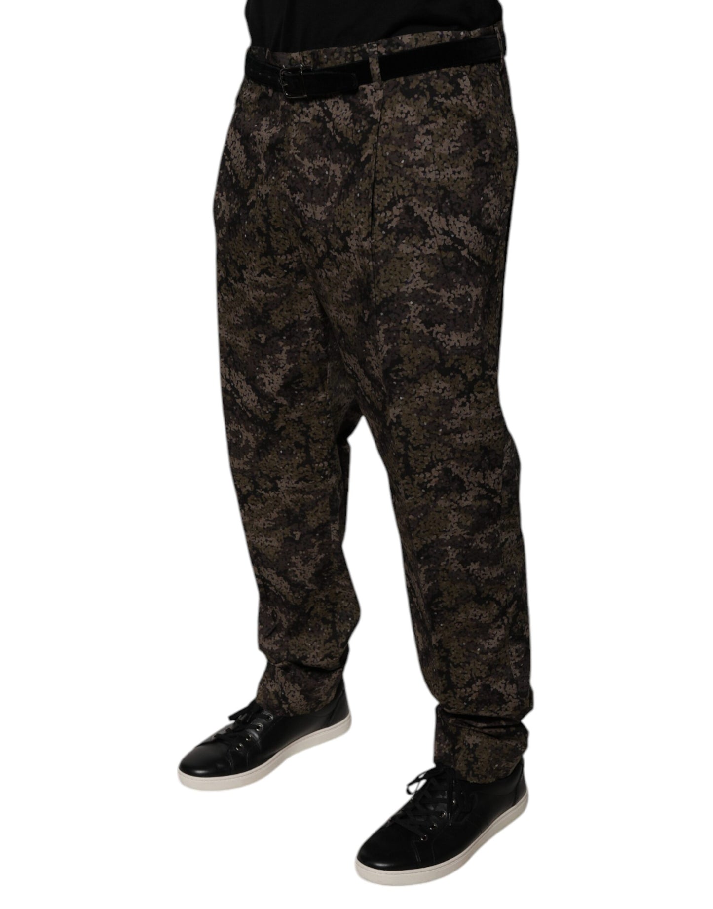 Dolce & Gabbana Multicolor Camouflage Men Dress Pants Dolce & Gabbana