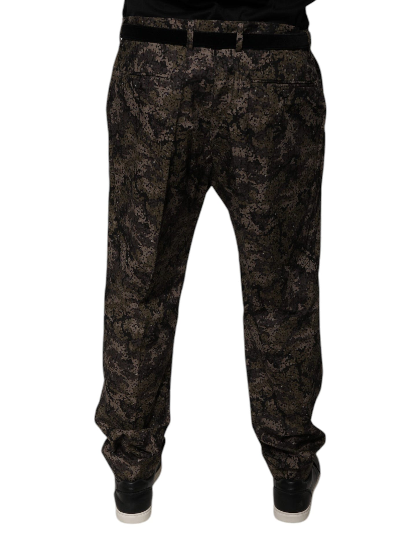 Dolce & Gabbana Multicolor Camouflage Men Dress Pants Dolce & Gabbana