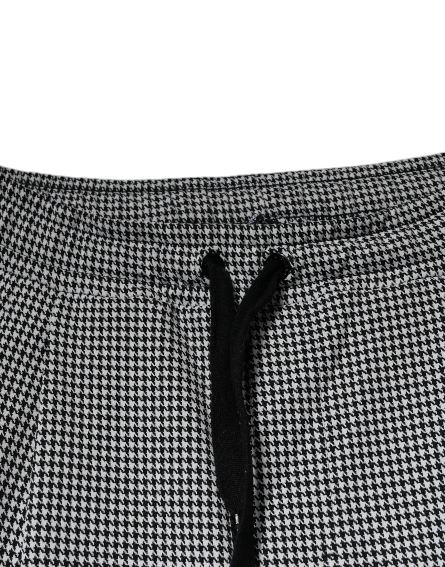 Dolce & Gabbana Black White Houndstooth Skinny Dress Pants Dolce & Gabbana