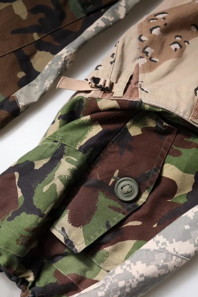 Dolce & Gabbana Multicolor Patchwork Camouflage Cargo Pants Dolce & Gabbana