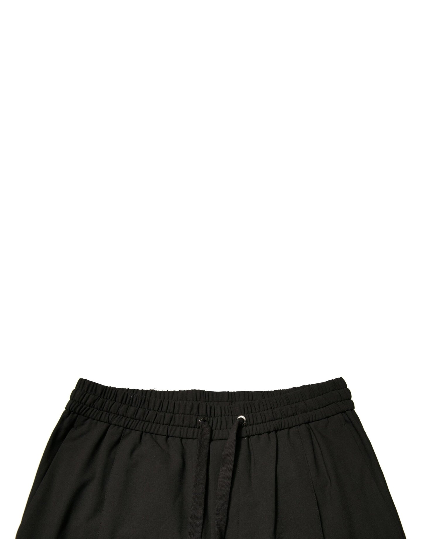 Dolce & Gabbana Black Wool Jogger Jogging Pants Dolce & Gabbana