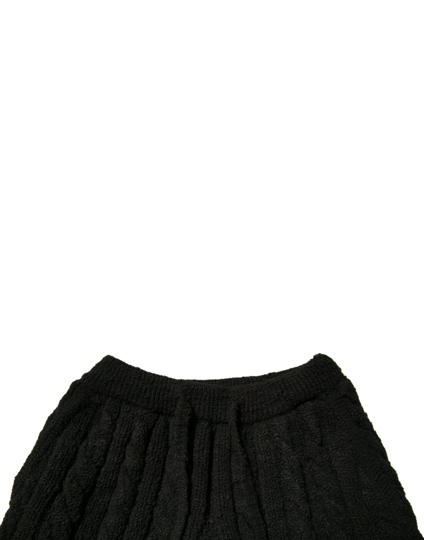 Dolce & Gabbana Black Wool Knitted Skinny Pants Dolce & Gabbana