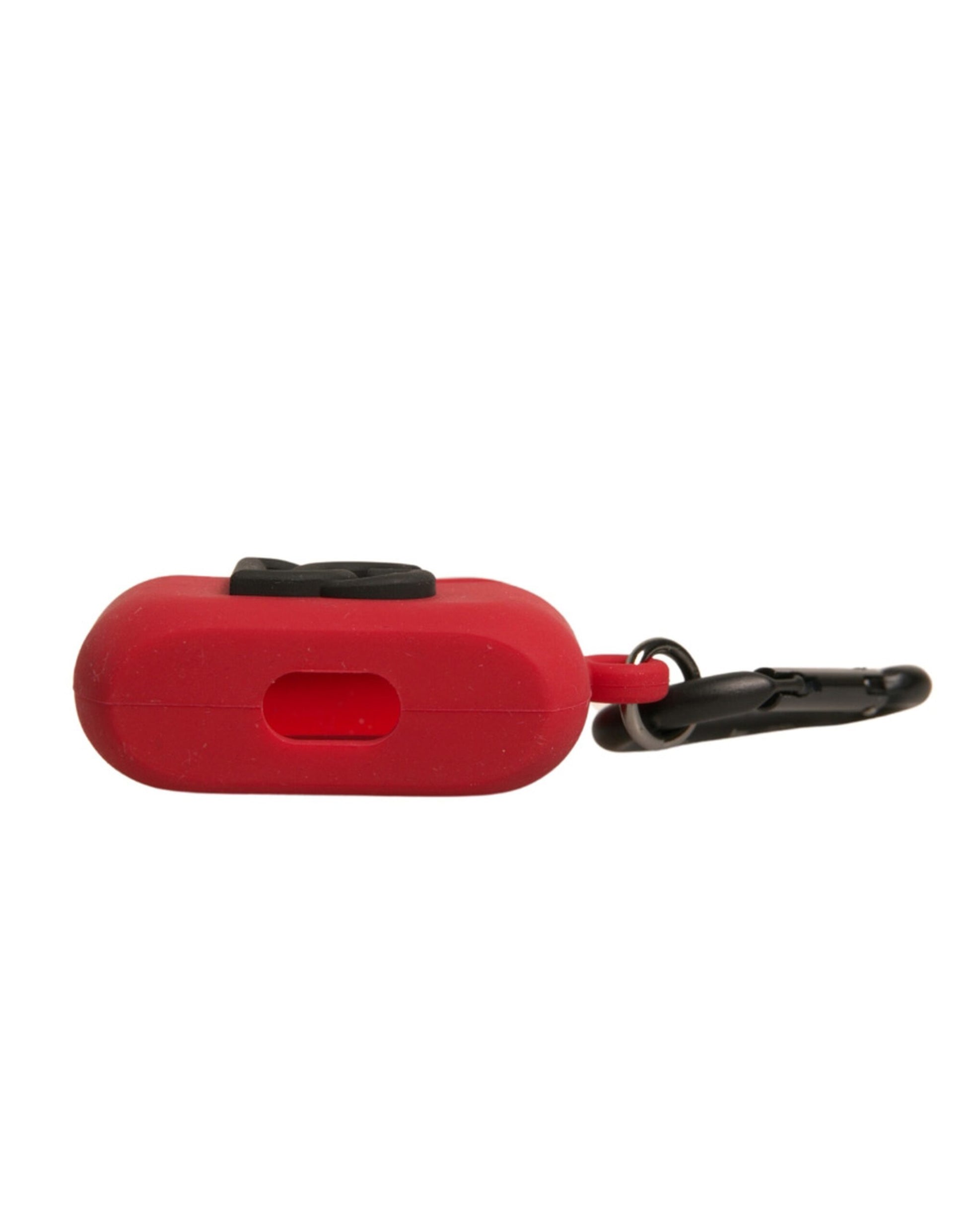 Dolce & Gabbana Red Silicone Rubber Logo Embossed Airpods Case Dolce & Gabbana