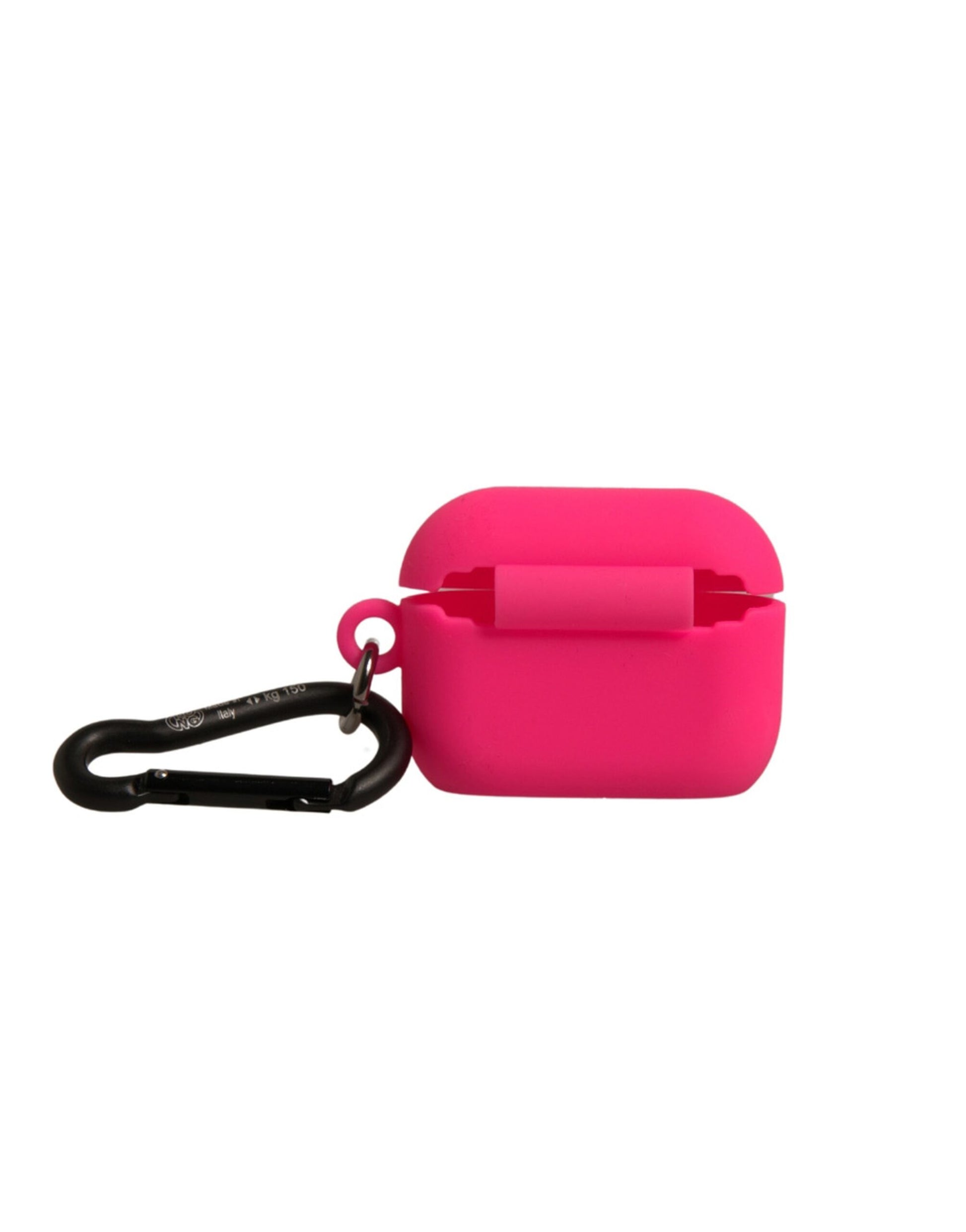 Dolce & Gabbana Pink Silicone Rubber Logo Embossed Airpods Case Dolce & Gabbana
