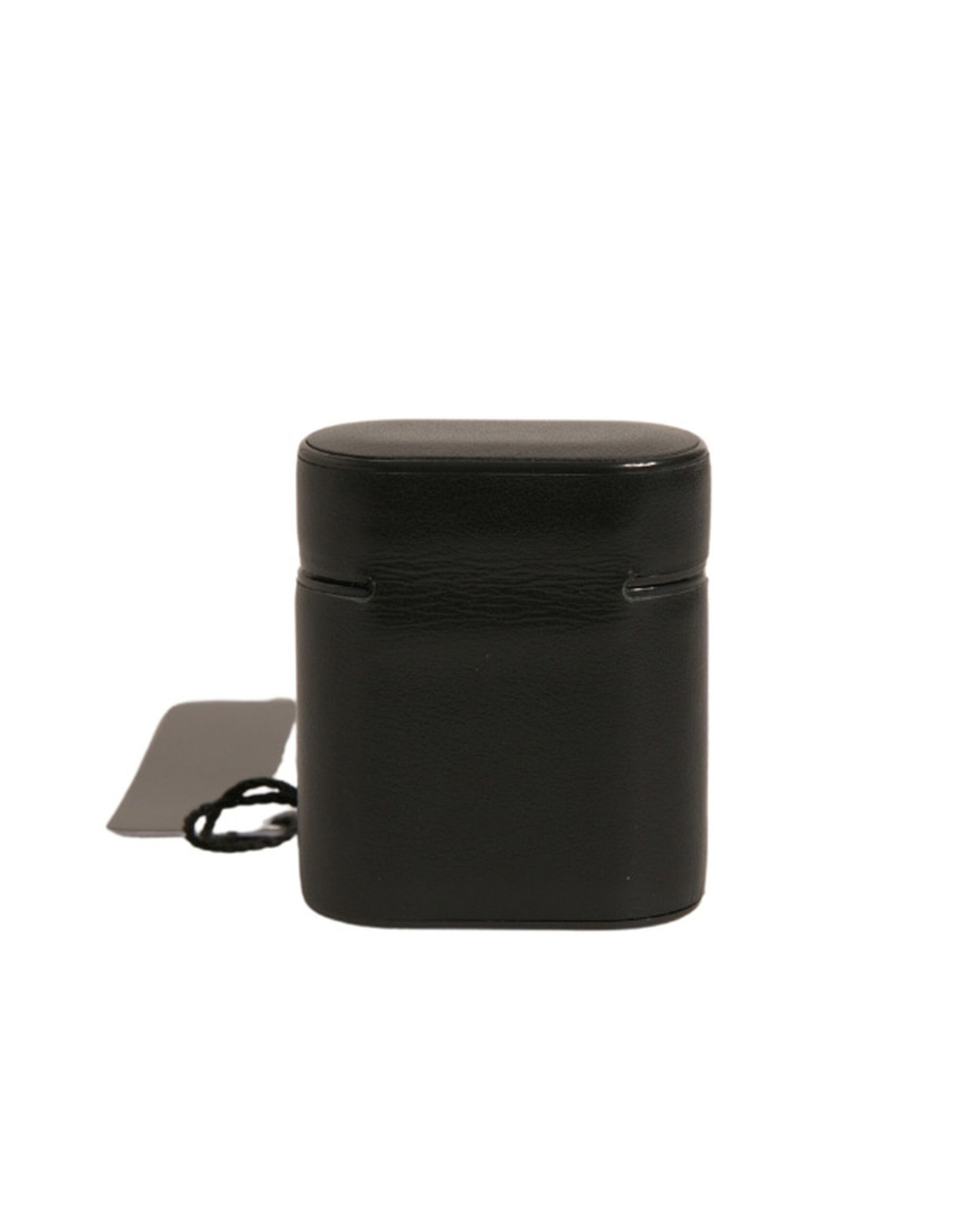 Dolce & Gabbana Black PVC Logo Print Flip Holder Airpods Case Dolce & Gabbana