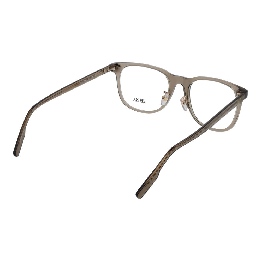 Ermenegildo Zegna Brown Men Glasses Frame