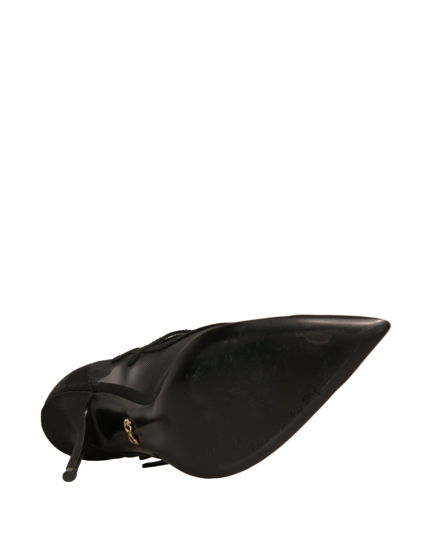 Dolce & Gabbana Black Mesh Mary Jane High Heels Pumps Shoes Dolce & Gabbana