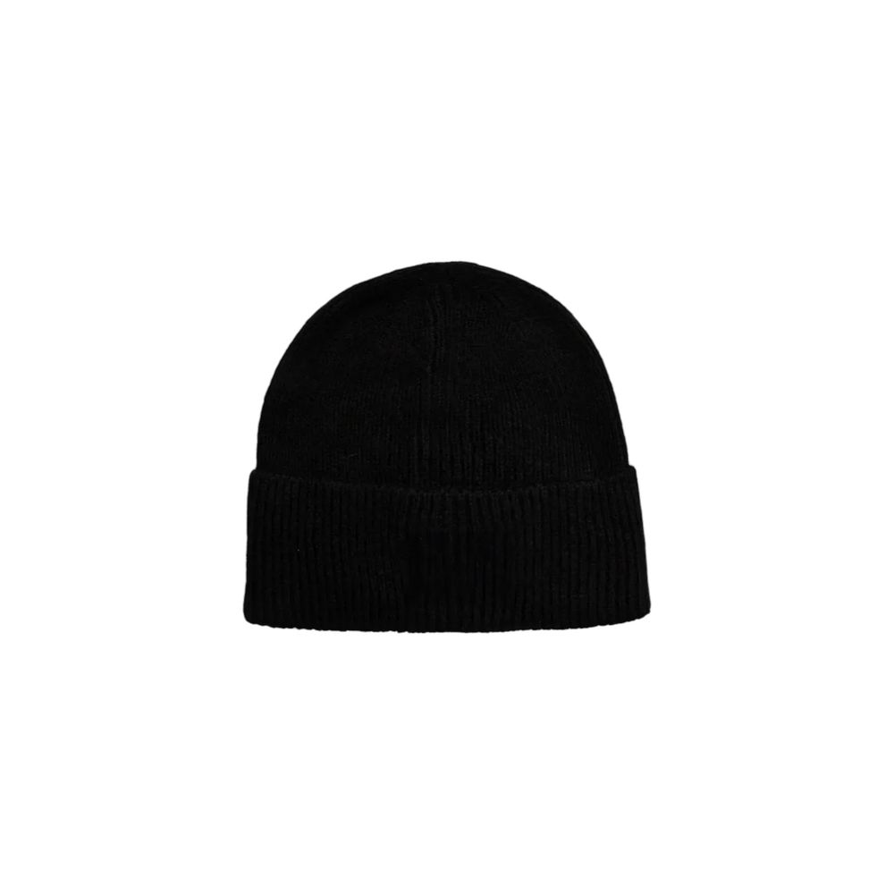 Calvin Klein Jeans Black Marabou Cap Baseball Hat